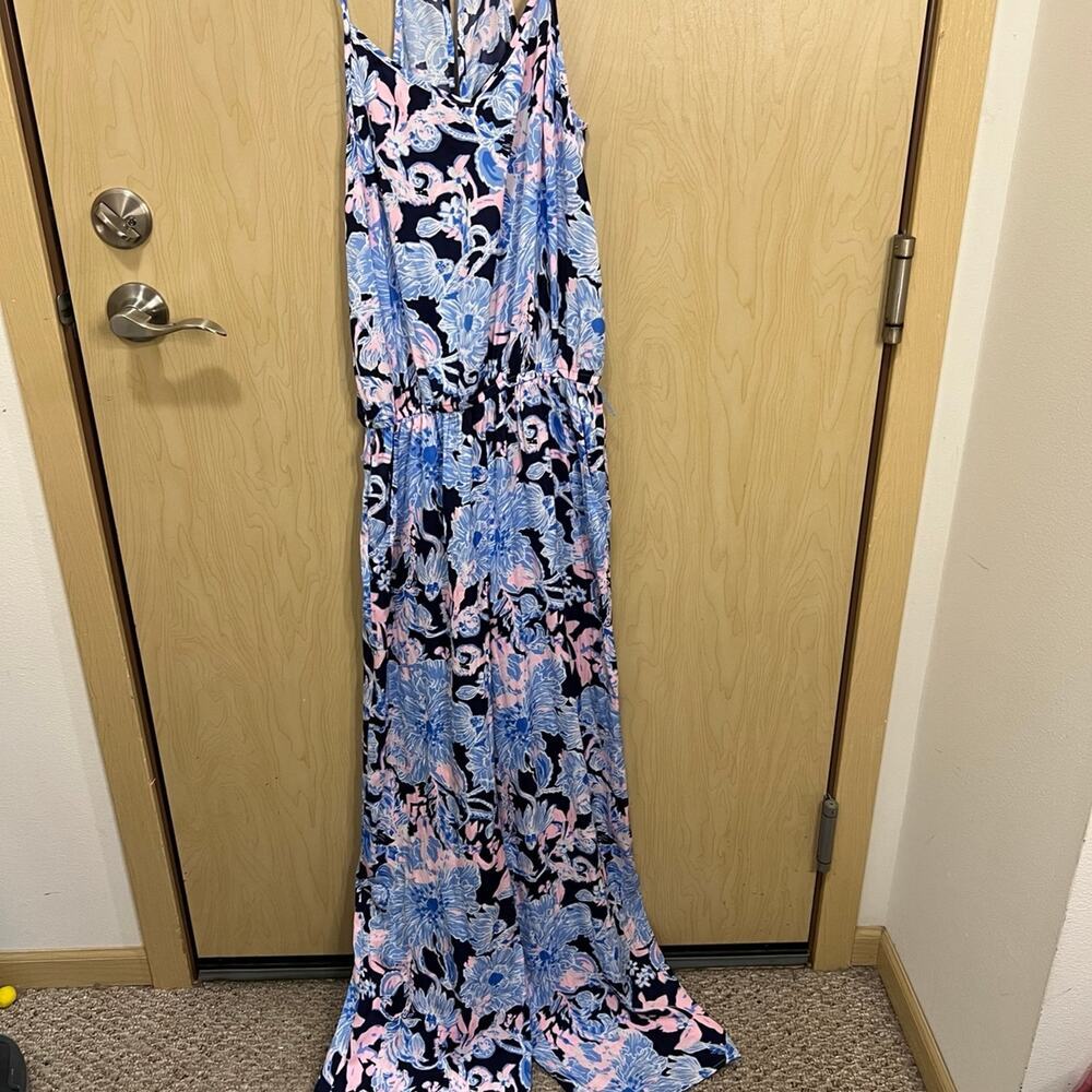 Lilly Pulitzer Dusk Jumpsuit AMORE PLEASE Size S